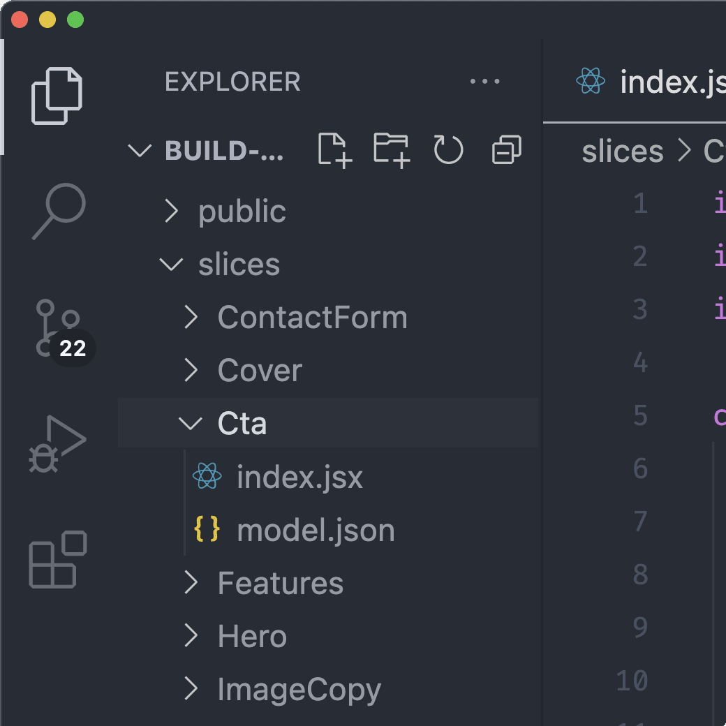 Next js code